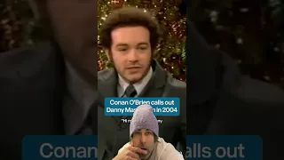 Danny Masterson Called Out By Conan In 2004 #shorts #reaction #reactionvideo 😳