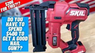 Super Cheap And Pretty Damn Good!  ||  SKIL 18 Gauge Brad Nail Gun  ||  Full Review