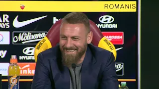 Conferenza d’addio di De Rossi: “Mi aspettavo il rinnovo, ma non posso farci nulla”