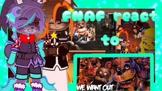 FNAF 1 react to fnaf song (Gacha x FNAF) enjoy the video