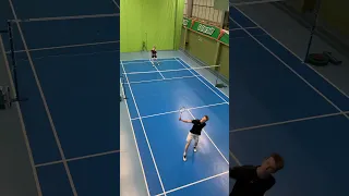 Training Badminton Match With Joakim Oldorff in Esport Center #badminton #badmintonplayer #youtuber