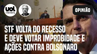 STF volta do recesso e deve votar Lei de Improbidade e analisar ações que envolvem Bolsonaro