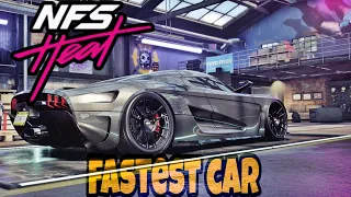 Need For Speed HEAT - Koenigsegg Regera '16 The FASTEST CAR (Can't control the speed LOL )