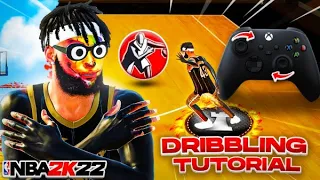 BEST ADVANCED *HANDCAM* DRIBBLE TUTORIAL on NBA 2K22 + LEARN HOW TO GET OPEN + BEST DRIBBLE MOVES!