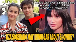 LIZA SOBERANO MAY IBINULGAR ABOUT SA SHOWBIZ!NAGSUMBONG SA MANAGER PERO DINEDMA LANG?