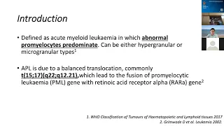 Haematology Week 3 - Diagnosis & Management of Acute Promyelocytic Leukemia (APML)