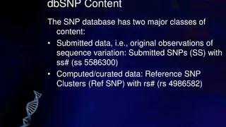 single nucleotide polymorphisms