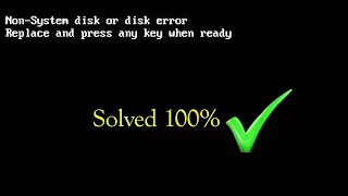 How to Fix Non System Disk Error or Disk Error in Windows 7/8.1/10