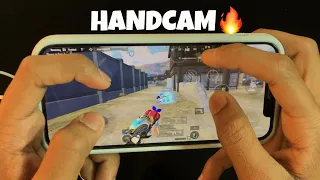 New! Best HANDCAM iPhone 12 Pro❤️| 4Finger + Gyroscope | PUBG Mobile