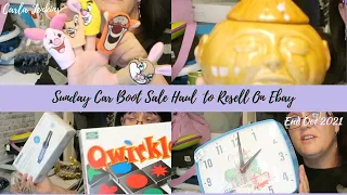 WILL THIS SELL ON EBAY? CAR BOOT SALE HAUL | UK RESELLER | CARLA JENKINS