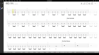 Nemo ( Nightwish ) ,Tablatura e base Senza Basso - Backing bass track - NO BASS