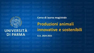 Corso di laurea magistrale in Produzioni animali innovative e sostenibili - A.A. 2024-25