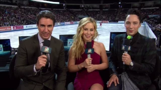 Johnny, Tara & Terry on Skate America Women