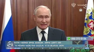 Putindən Priqojinlə bağlı açıqlama