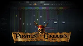 He's a Pirate - Pirates of the Caribbean | Piano Cover | FL Studio | Anathiriyan | FLP Download