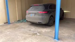 Porsche Cayenne Turbo Cold Start Exhaust Sound