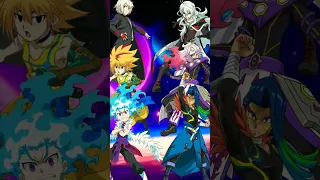 Shu_Free_Lui vs Beyblade burst👿🔥#beybladeburst #subscribe #anime #valt #shu #free #lui #aiger #drum