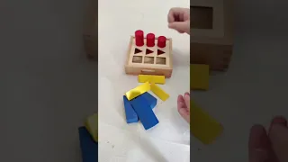 Baby Educational Toys Montessori Geometric Shapes Blocks