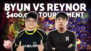 REYNOR vs BYUN | $400k Gamers8 Ro8 (Bo5 ZvT) - StarCraft 2