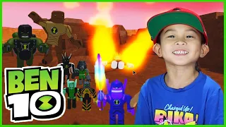 Ben 10 Roblox Alien Transformations Battle! Let's Play Roblox