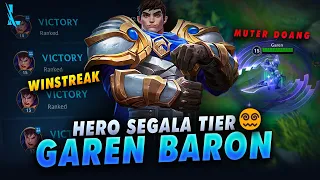 🏃‍♂️💫 Lari Lari Muter Doang Win Streak, Hero Pemula Baron / Solo Lane, Build Garen Tank Wild Rift