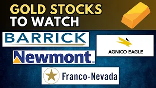 Prepare For The Gold Rally! Barrick, Newmont, Franco-Nevada & Agnico Eagle Mines Stock Reviews!