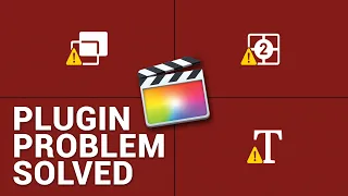 How to fix EASILY the Final Cut Pro Red Screen Error | FCPx “Plugin Not Working” Error Fixed