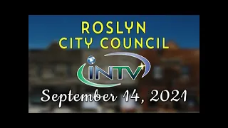 Roslyn City Council Meeting - September 14, 2021