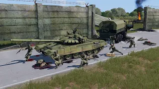 Brutal Ambush! Ukrainian leopard 2a6 Blow Up 11 Russian Main Battle Tanks Consecutively