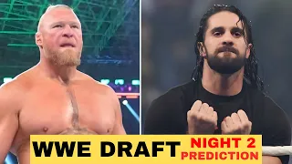 wwe Draft 2023 night 2 Prediction_wee raw highlights today