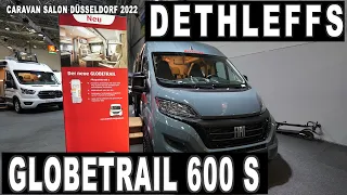 Kastenwagen von Dethleffs - GLOBETRAIL 600 S | Schwenkbad, Querbetten, 6 m | Caravan Salon  2022