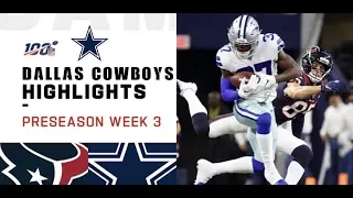 DALLAS COWBOYS Highlights vs Texans Week 3 Preseason!