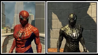 The Amazing Spider-Man 2 (PC) - Геймплей в костюмах из фильма Сэма Рэйми (TexMod skins)!