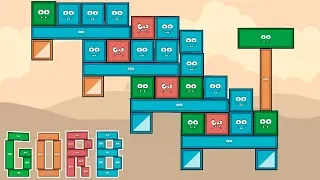 Blocks and Shapes Logic Puzzle Game, walkthrough. GORB Level 4.