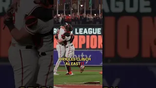 'GO CRAZY BALTIMORE!' 🚨 The Orioles clinch first AL East crown since 2014 (🎥 @orioles/TT) #shorts