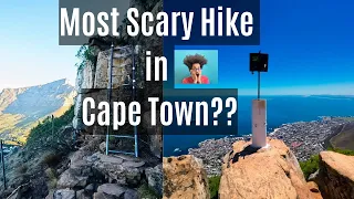 Lion's Head hiking trail in detail. The most scary hike in Cape Town???