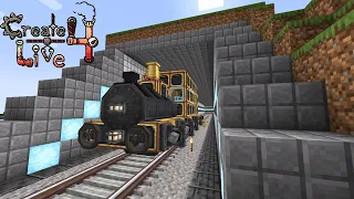 Minecraft Create Live 4 #33 Tunnel und neuer Zug sind fertig