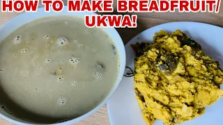 HOW TO COOK AFRICAN BREADFRUIT/ UKWA! | BREADFRUIT / UKWA Recipe Step By Step