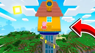 LA CASA DE PEPPA PIG APARECE EN LA TORRE DE LA PAW PATROL EN MINECRAFT 😱