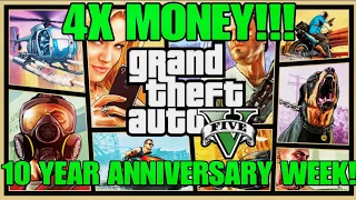 GTA Online 4X MONEY 10 Year Anniversary Bonus Event Week (Hotring Hellfire)!