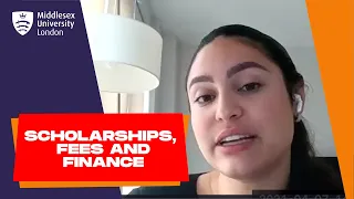 Scholarships, Fees and Finance Webinar For International Students at Middlesex University