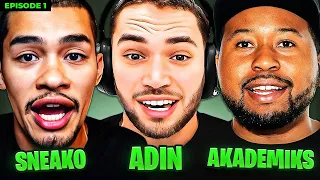 Adin Ross Debates Against SNEAKO | Kick It Ep 1