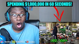 I Gave People $1,000,000 But ONLY 1 Minute To Spend It! | Reaction!