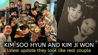 Kim Soo hyun and Kim ji won hangout with the legal team wearing same black outfits are they DATING?!