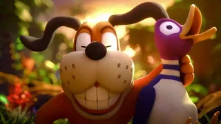 Banjo-Kazooie's Trailer but Duck Hunt was just joking
