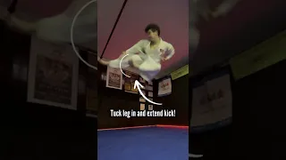 Flying side kick tutorial #karate #kata #martialarts #karatekid