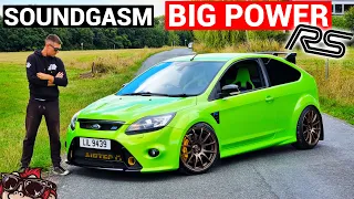 🐒 IMMENSE 5 CYLINDER TURBO SOUNDS! 520HP FORD FOCUS RS MK2 REVIEW
