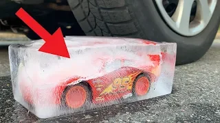 Frozen Lightning McQueen vs Car