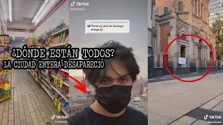 ¿Dónde están TODOS? | Usuario de TikTok DICE que está Atrapado en la CDMX ABANDONADA y Tiene PRUEBAS