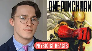 Physicist REACTS to Funniest One Punch Man Physics Scenes